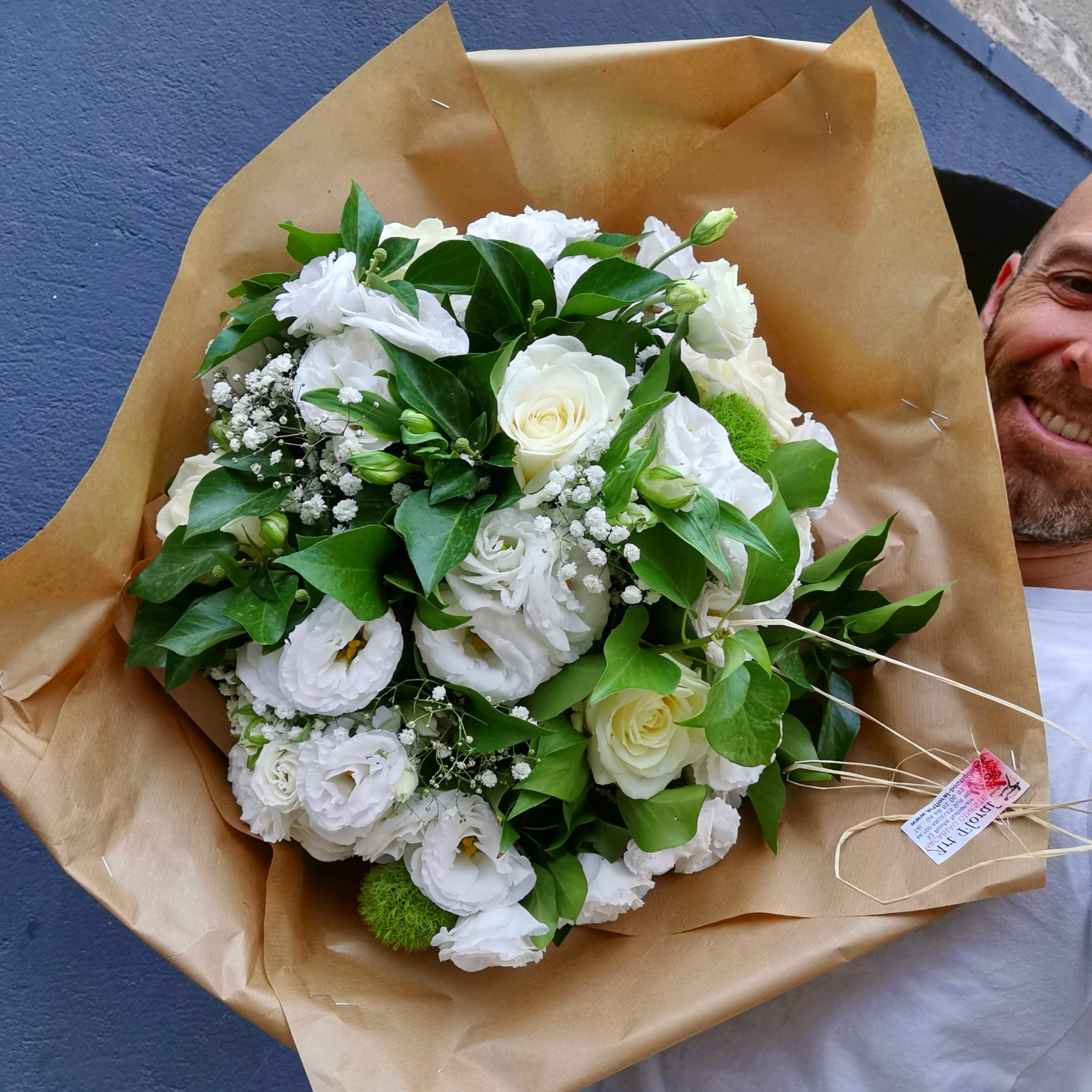 Bouquet Blanc Vert – Art Floral Macabiau Gineste