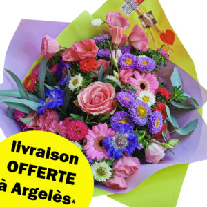 bouquet livraison offerte à Argelès sur mer