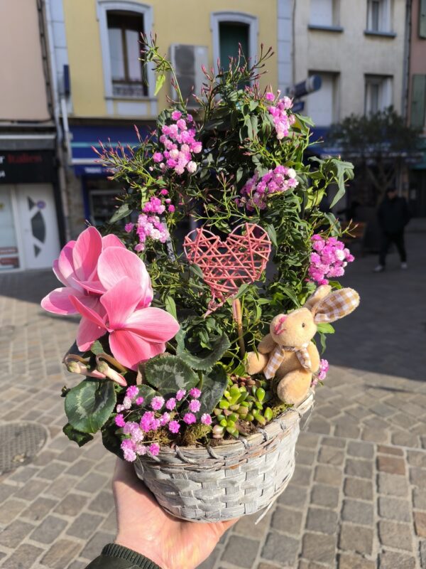 panier de plantes st valentin